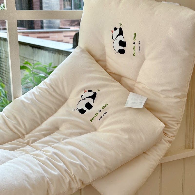 Damer Ergonomisk hodepute med lekent panda-motiv Luvikno