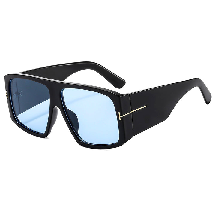 Dame oversized solbriller med moderne design og UV-beskyttelse Luvikno