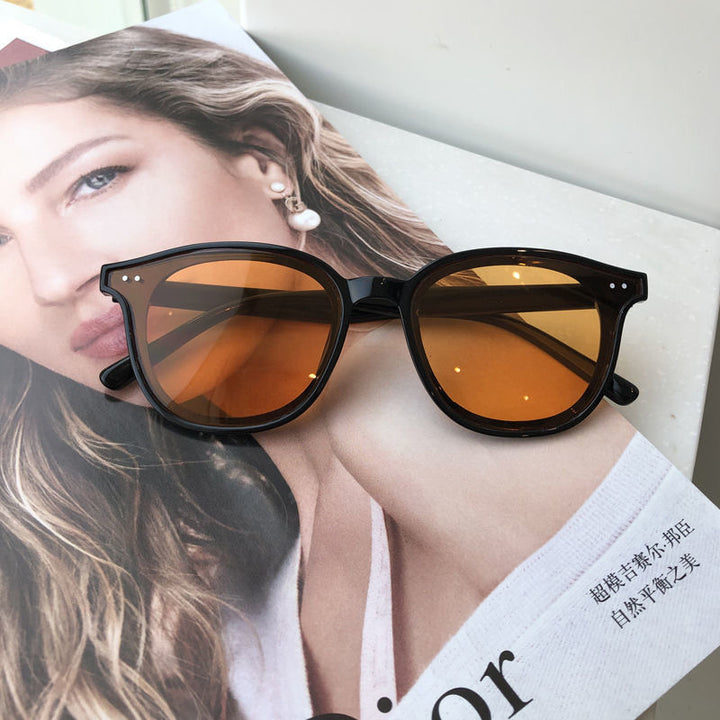 Dame Retro Cat Eye Solbriller Luvikno