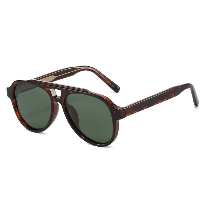 Dame Vintage solbrille med høy kvalitet UV-beskyttelse og moderne skilpaddemønster Luvikno