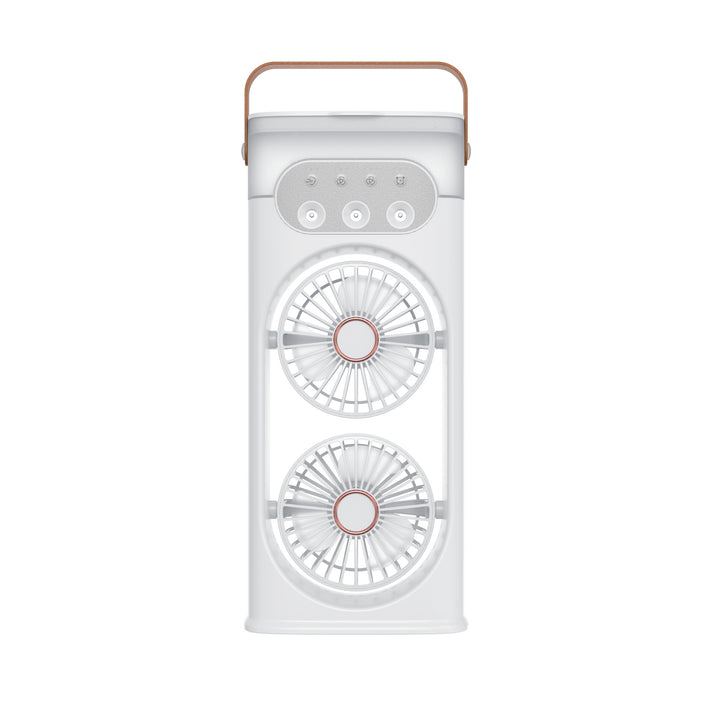 Unisex Dual-Bluetooth Bærbar Kjølevifte Luvikno