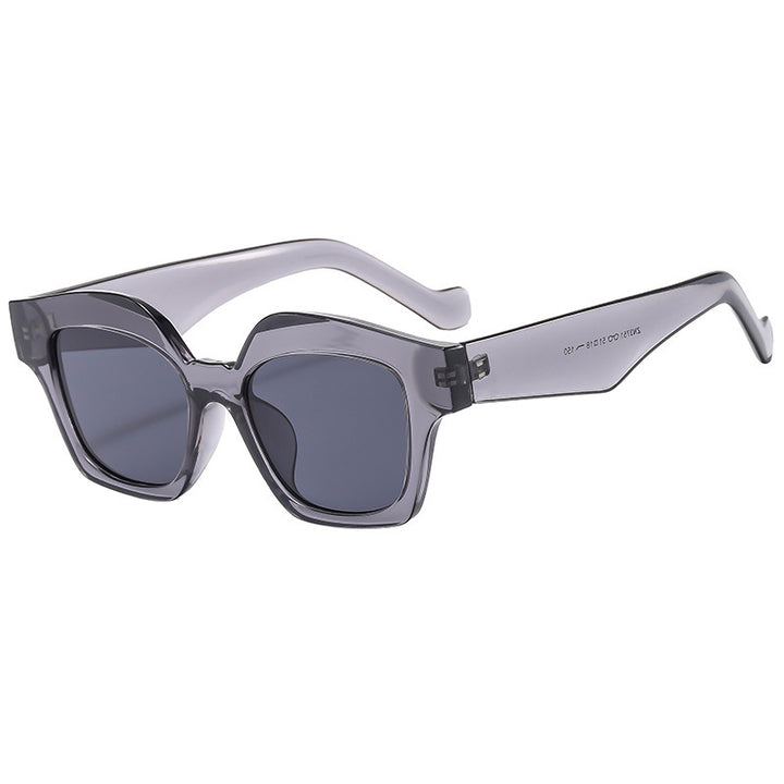 Dame designer solbrille i moderne skilpadde stil Luvikno