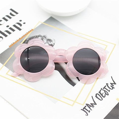 Dame solbrille i leken blomsterdesign Luvikno