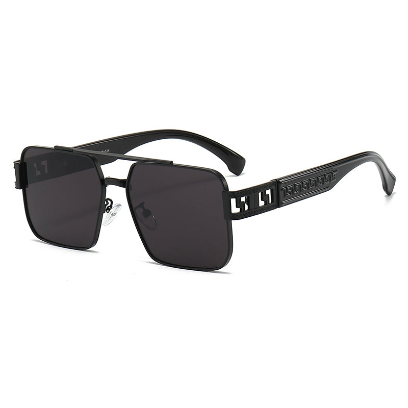 Dame kvadratisk solbrille med ergonomisk ramme og UV-beskyttelse Luvikno