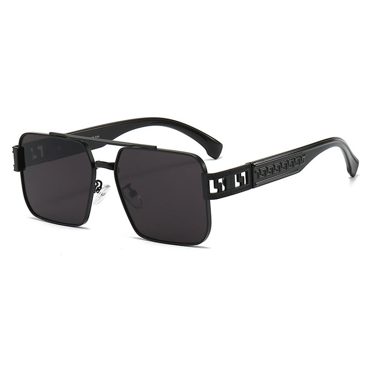 Dame kvadratisk solbrille med ergonomisk ramme og UV-beskyttelse Luvikno
