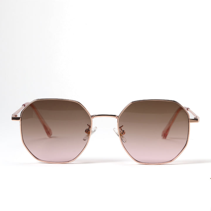 Dame moteriktig solbrille med oval ramme og polarisert glass Luvikno