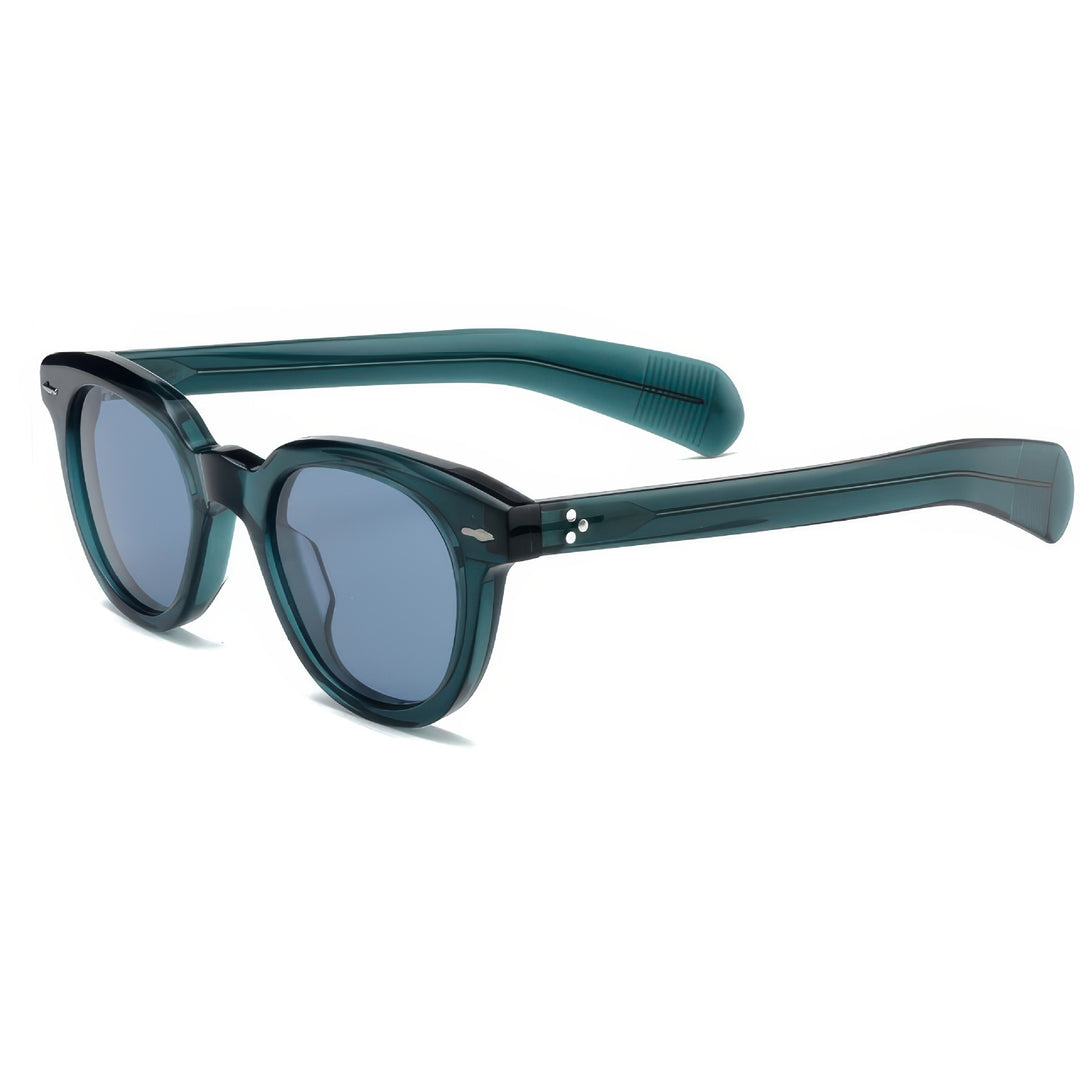 Dame retroinspirert solbrille med slitesterk plastikkramme og polariserte linser Luvikno