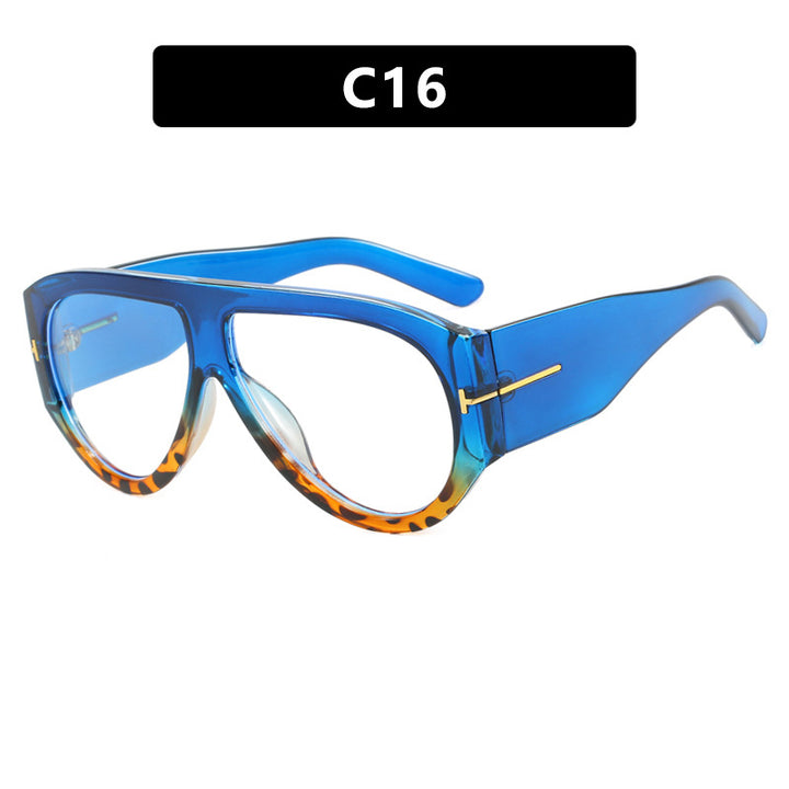 Dame Geometrisk Solbrille med moderne ramme og polariserte glass Luvikno