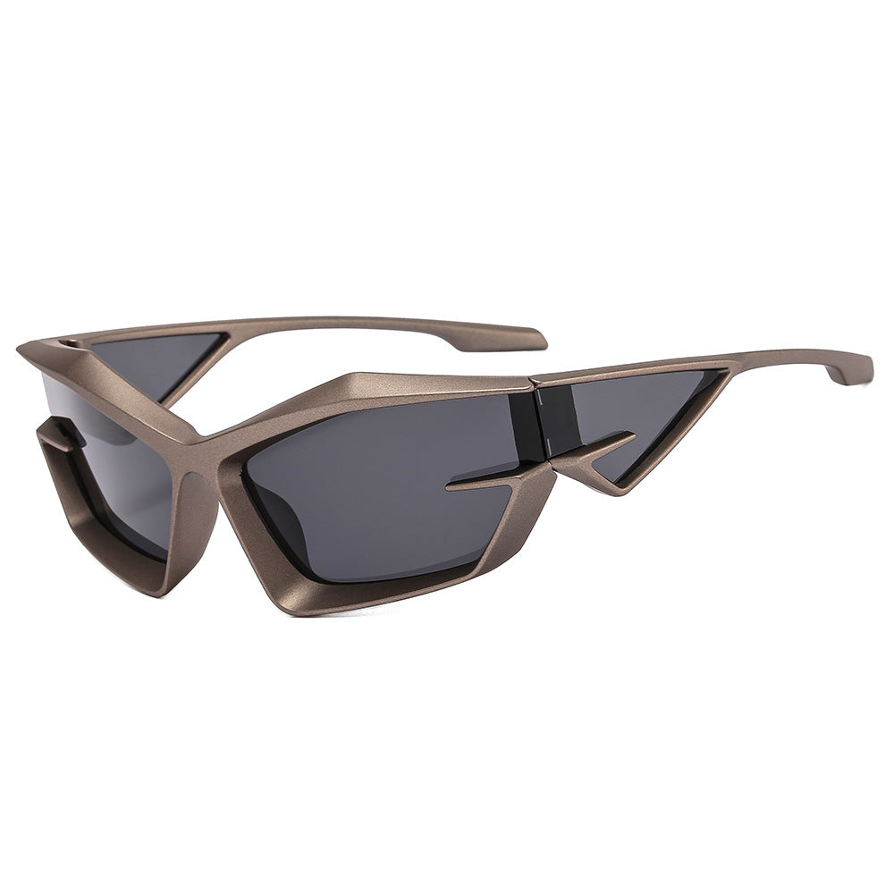Dame Sportslig Performance-solbrille med ergonomisk design Luvikno