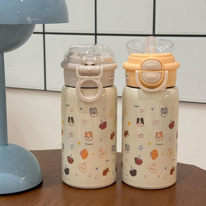 Dame dyremotivert drikkeflaske i moderne design Luvikno