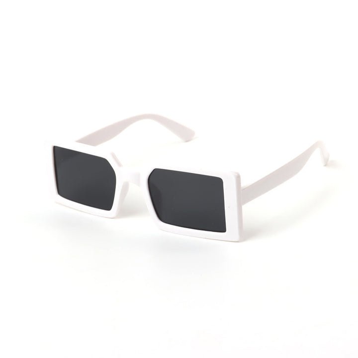 Dame moteriktig transparent hjørne solbrille Luvikno