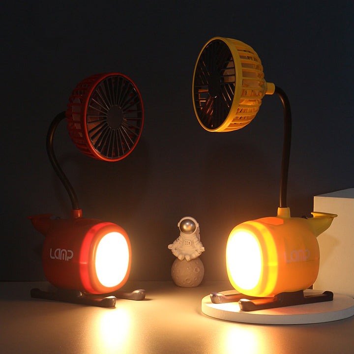 Dame multifunksjonell bordvifte med LED-belysning og fleksibel arm Luvikno