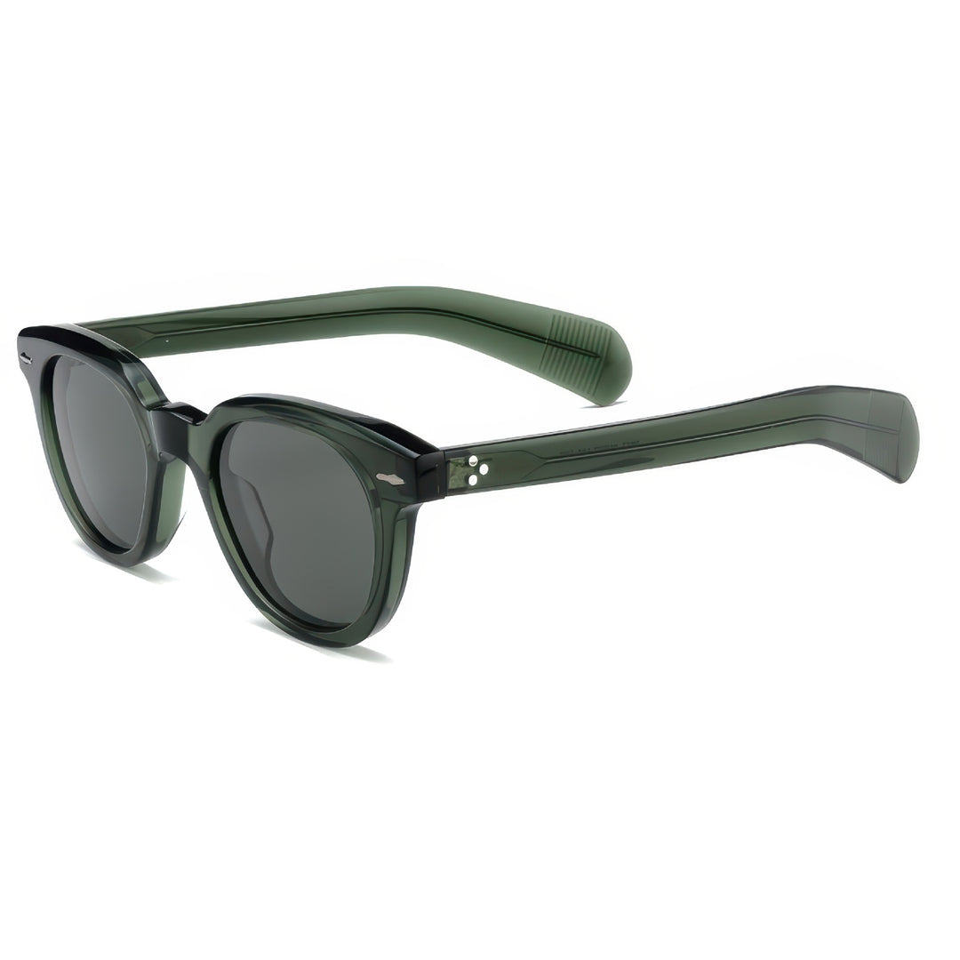 Dame retroinspirert solbrille med slitesterk plastikkramme og polariserte linser Luvikno