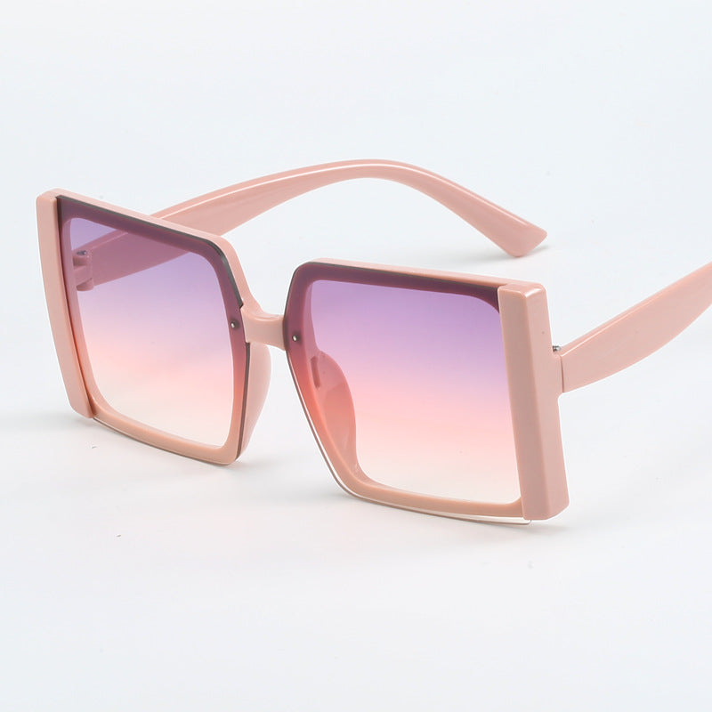Dame Oversized-solbriller med gradient Luvikno