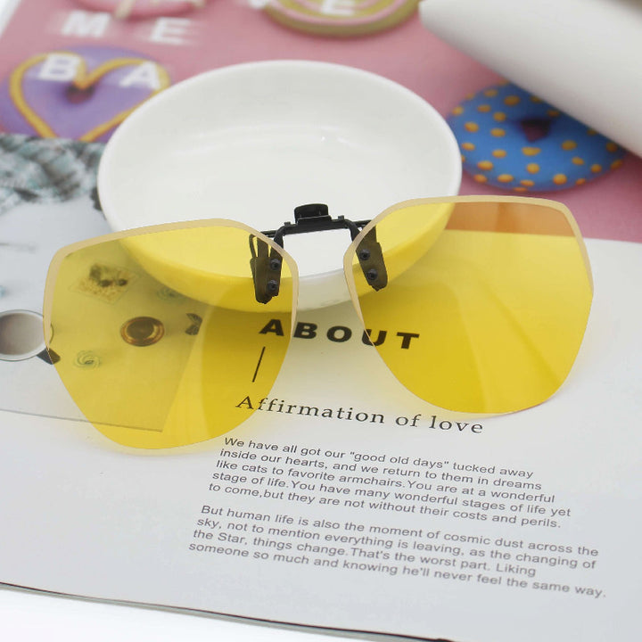 Dame moterik Oversized-solbrille med kvadratisk design Luvikno