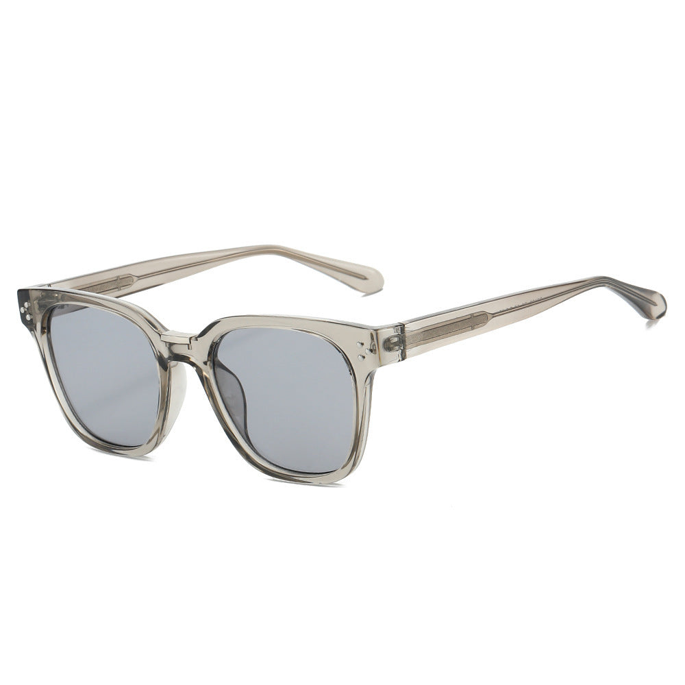 Damer Geometrisk solbrille med bred ramme og UV-beskyttelse Luvikno