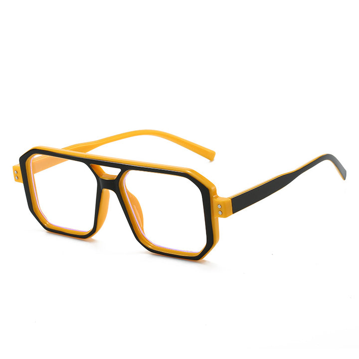 Dame moteriktig solbrille i moderne åttekantet design Luvikno