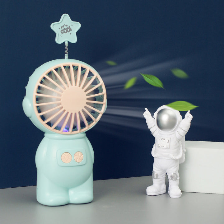 Unisex Bærbar Mini-vifte i lekent figurdesign Luvikno