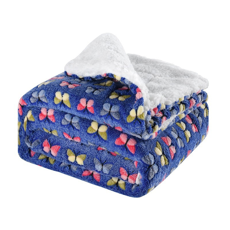 Damer Fleece-kosedekken med vendbart design Luvikno