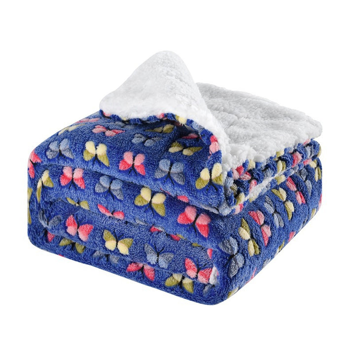 Damer Fleece-kosedekken med vendbart design Luvikno