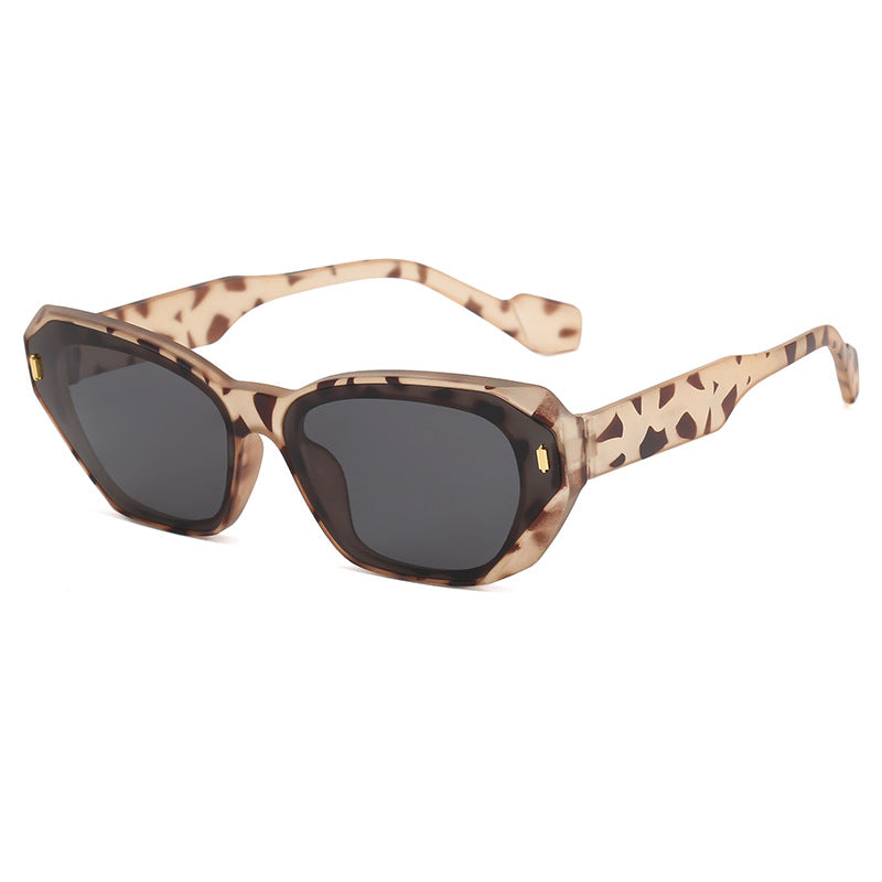 Dame futuristisk diamant-solbrille Luvikno