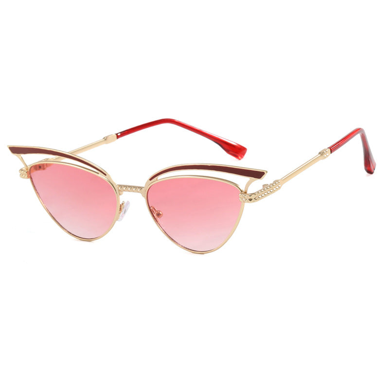 Dame Cat-Eye Briller med filigran designelement Luvikno