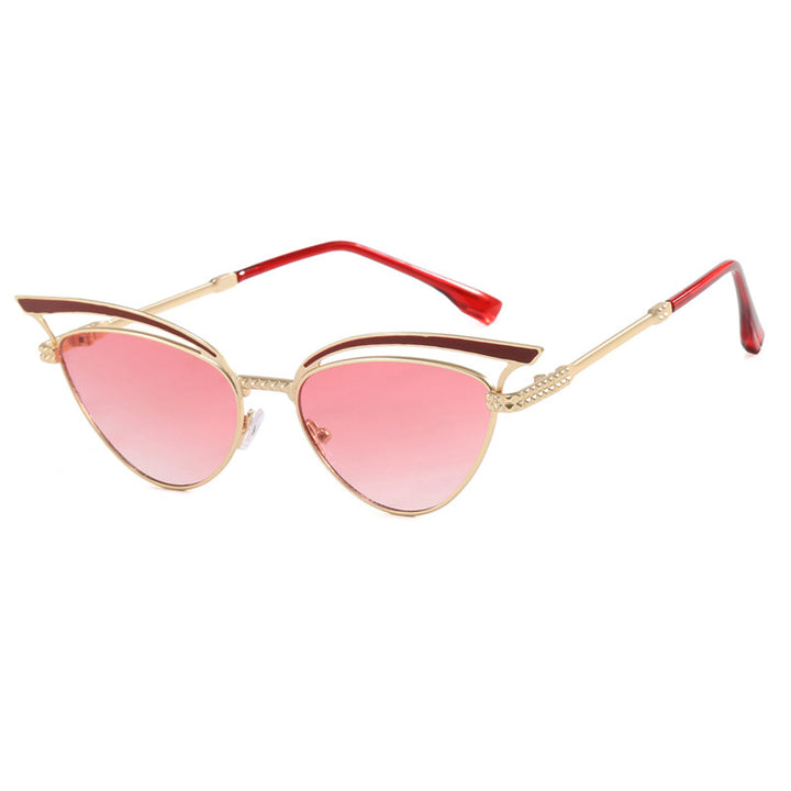 Dame Cat-Eye Briller med filigran designelement Luvikno