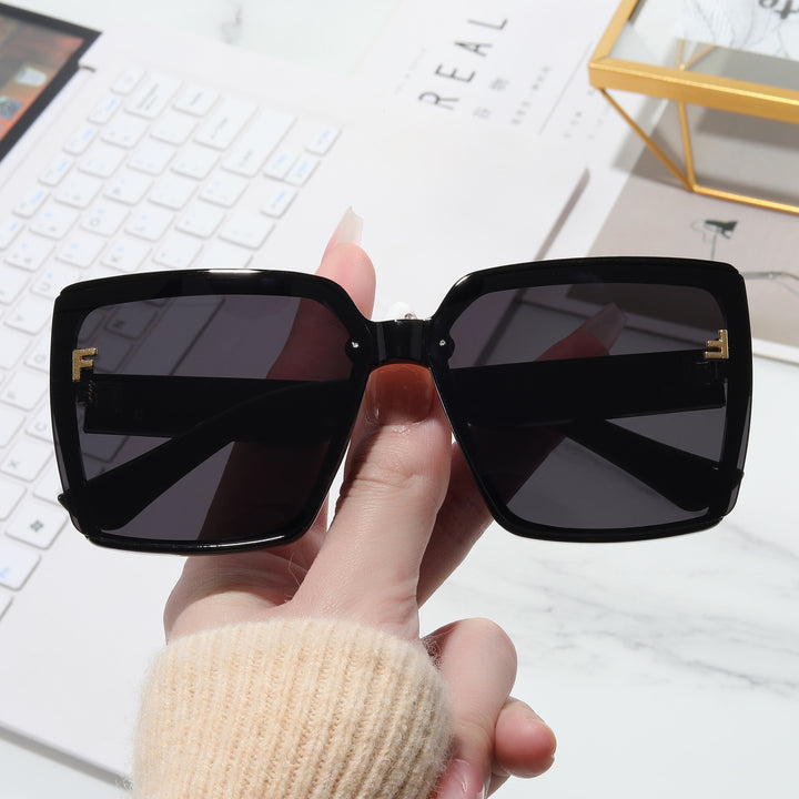 Dame moderne oversized solbriller Luvikno
