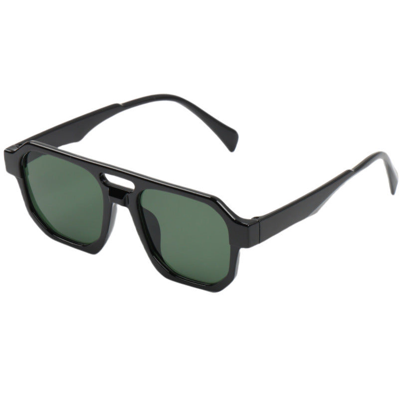 Dame moderne oversized solbriller med firkantet design Luvikno
