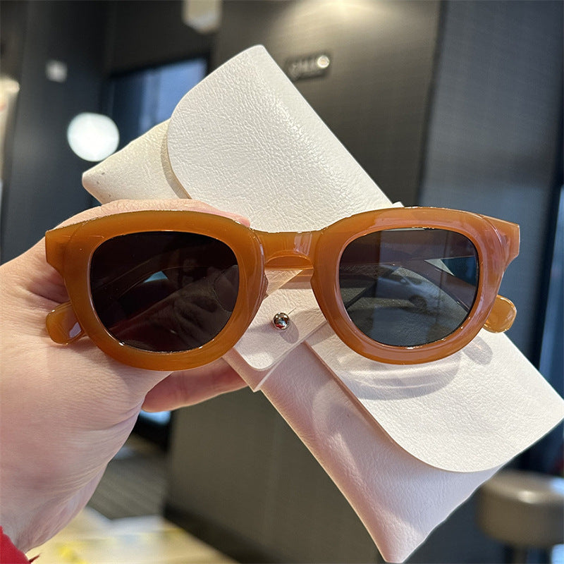 Dame stilige Cat-Eye solbriller med elegant ramme og polariserte linser Luvikno
