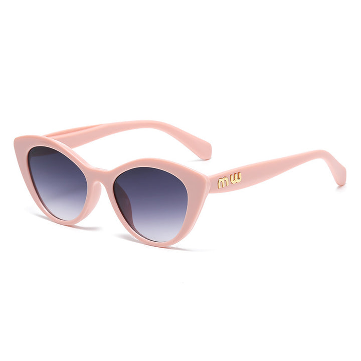 Kvinnenes fashionable cat-eye solbriller med UV-beskyttelse Luvikno