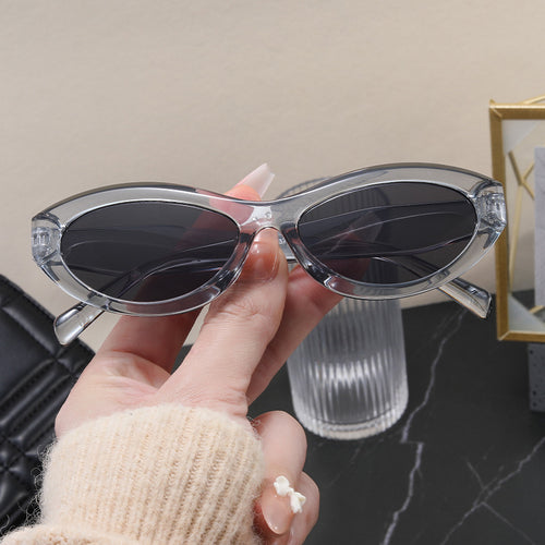 Dame trendy Cat-Eye solbriller med UV-beskyttelse Luvikno