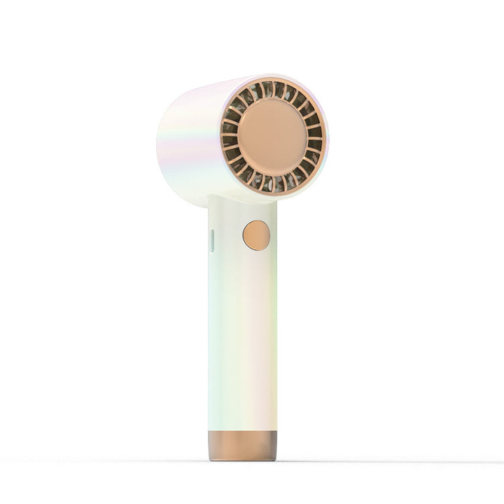 Unisex Bærbar Mini-USB-vifte med ergonomisk håndtak og kraftig kjøling Luvikno