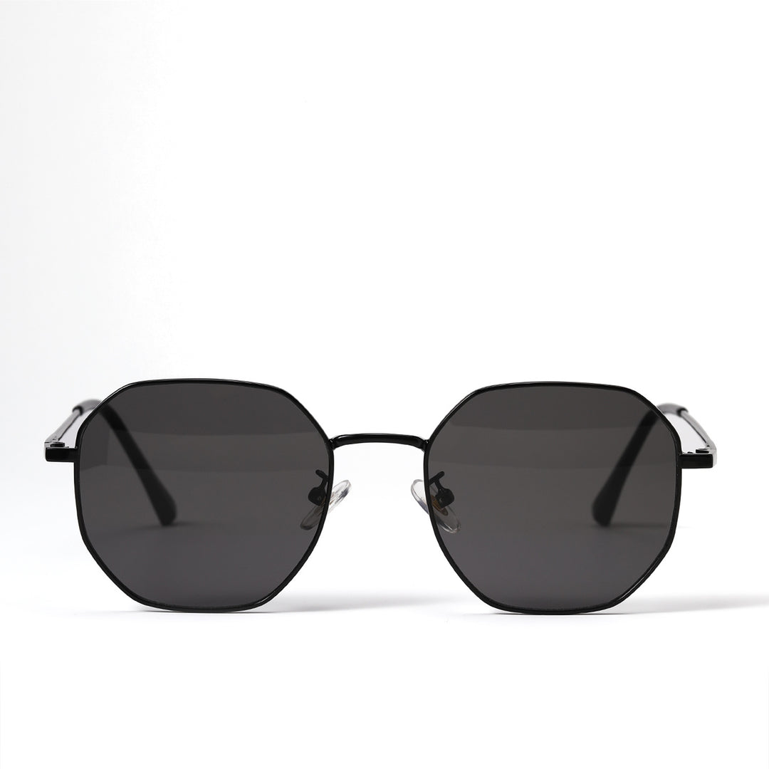 Dame moteriktig solbrille med oval ramme og polarisert glass Luvikno