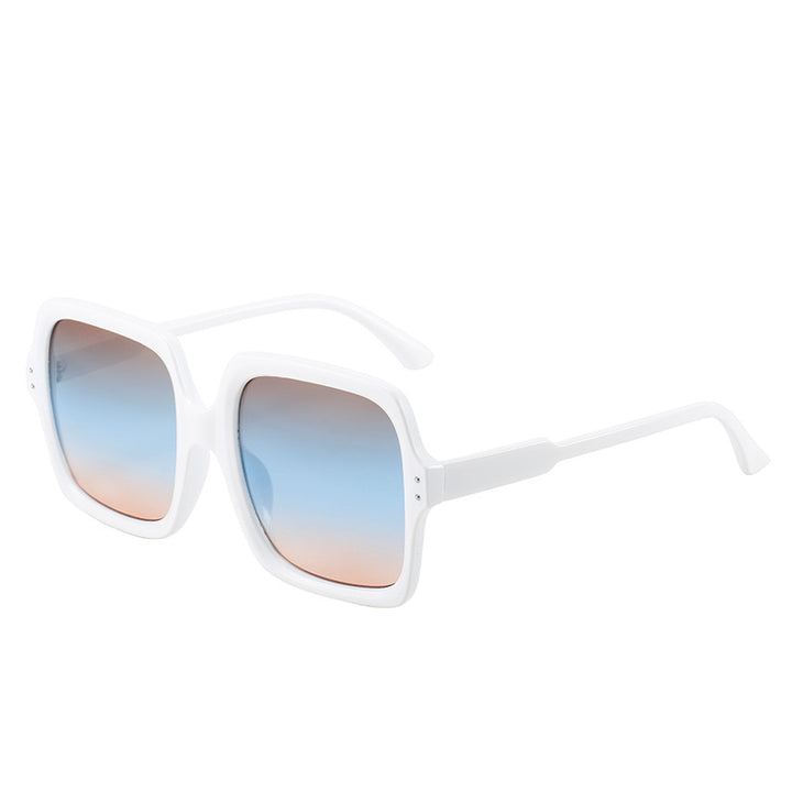 Dame kvadratisk moderne solbrille med polarisert glass Luvikno