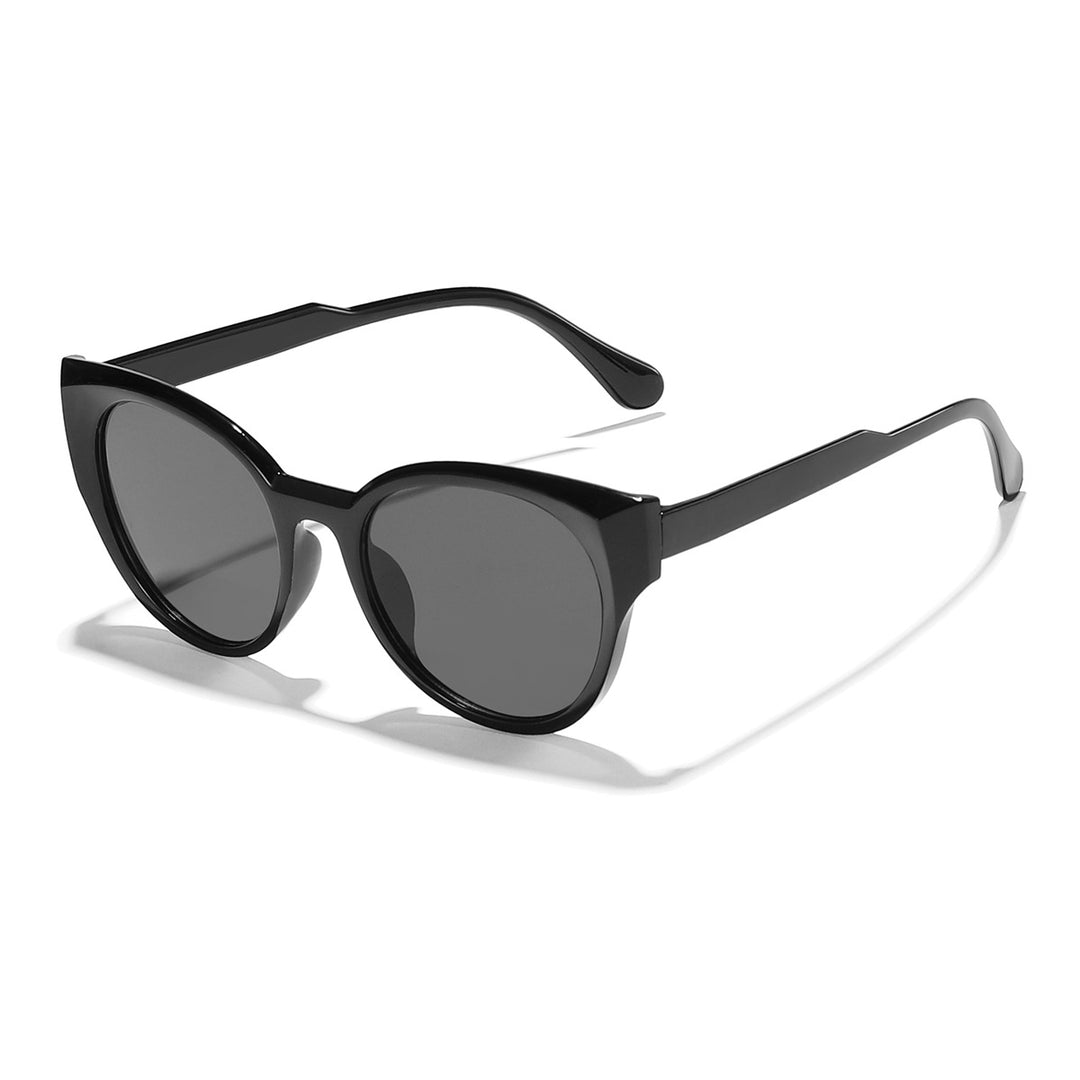 Damer stilige solbriller med elegant transparent ramme Luvikno