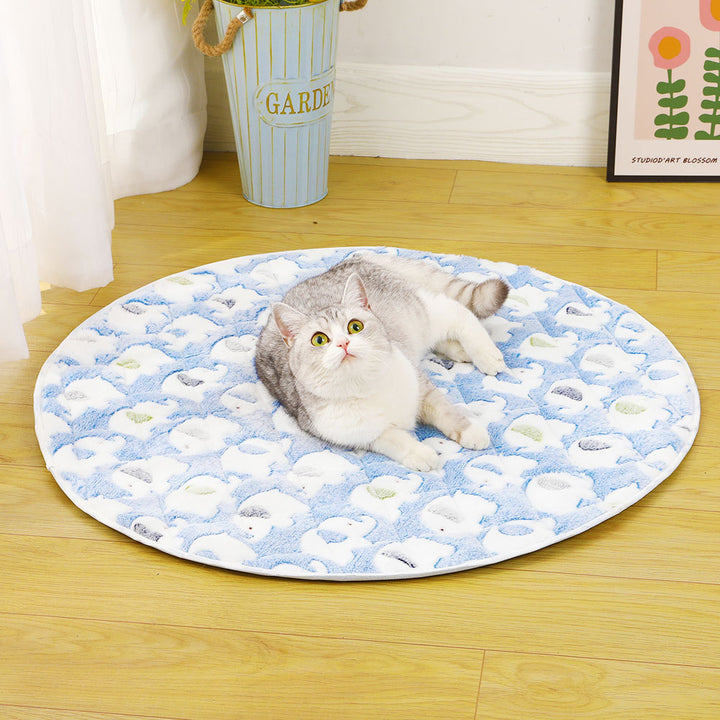 Damer Fuzzy kattseng med rattfritt underlag Luvikno