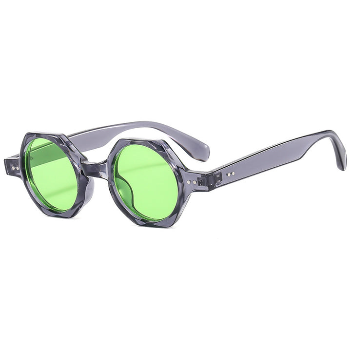 Dame Geometrisk solbrille i iøynefallende design Luvikno