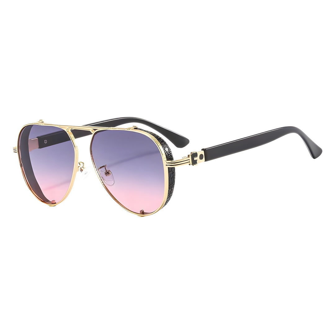 Dame moteriktig solbrille med innovativ retro-futuristisk design Luvikno