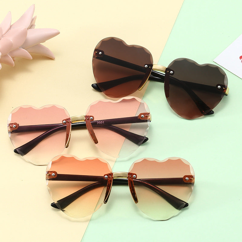 Dame Hjerteformet Solbrille Luvikno
