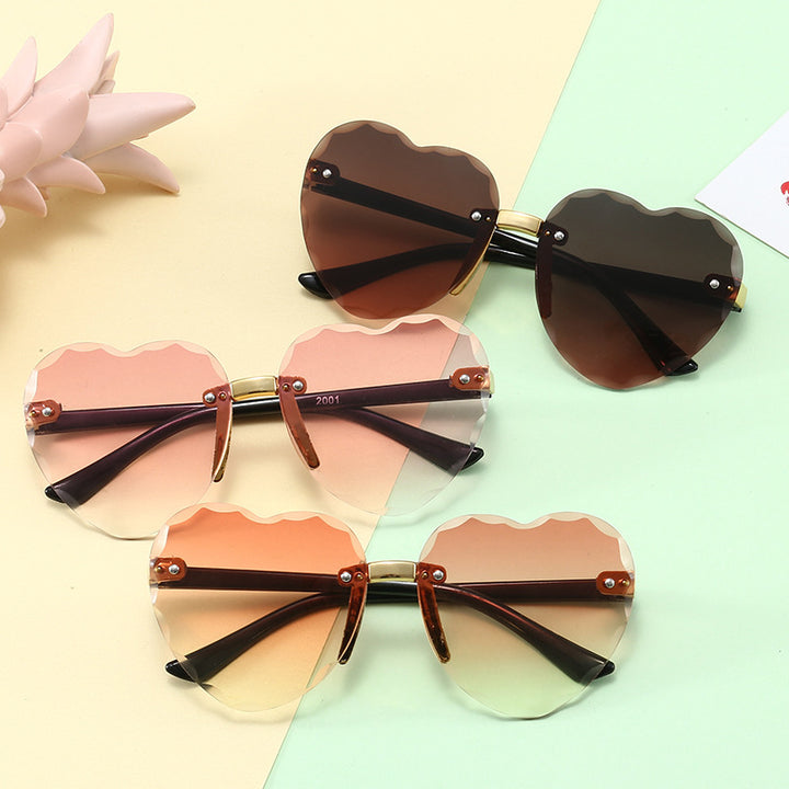 Dame Hjerteformet Solbrille Luvikno