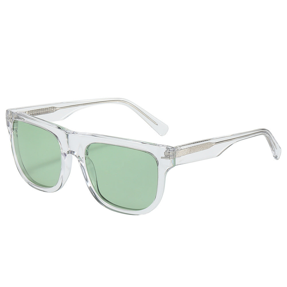 Dame solbrille med gjennomsiktig ramme og UV-beskyttelse Luvikno