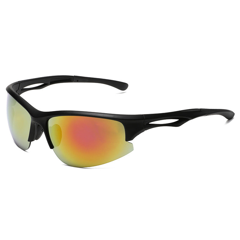 Dame Sporty solbrille med aerodynamisk design og polarisert linse Luvikno