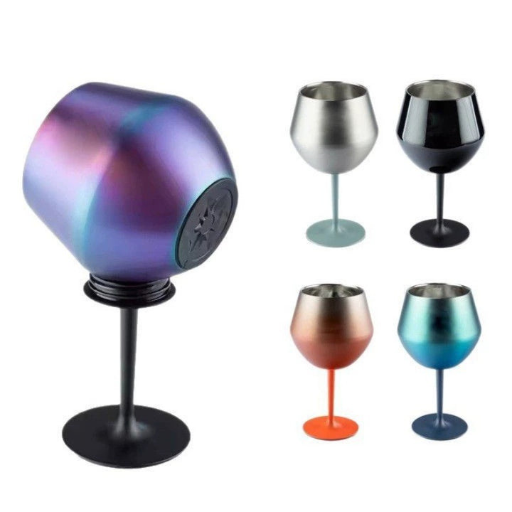 Dame Rustfritt Stål Vinglass Luvikno