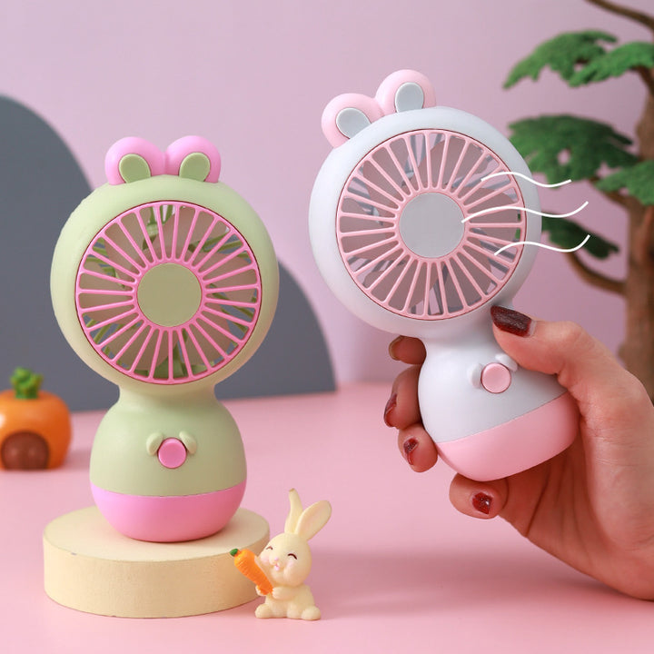 Unisex Bærbar Håndvifte i kreativt Froskedesign Luvikno