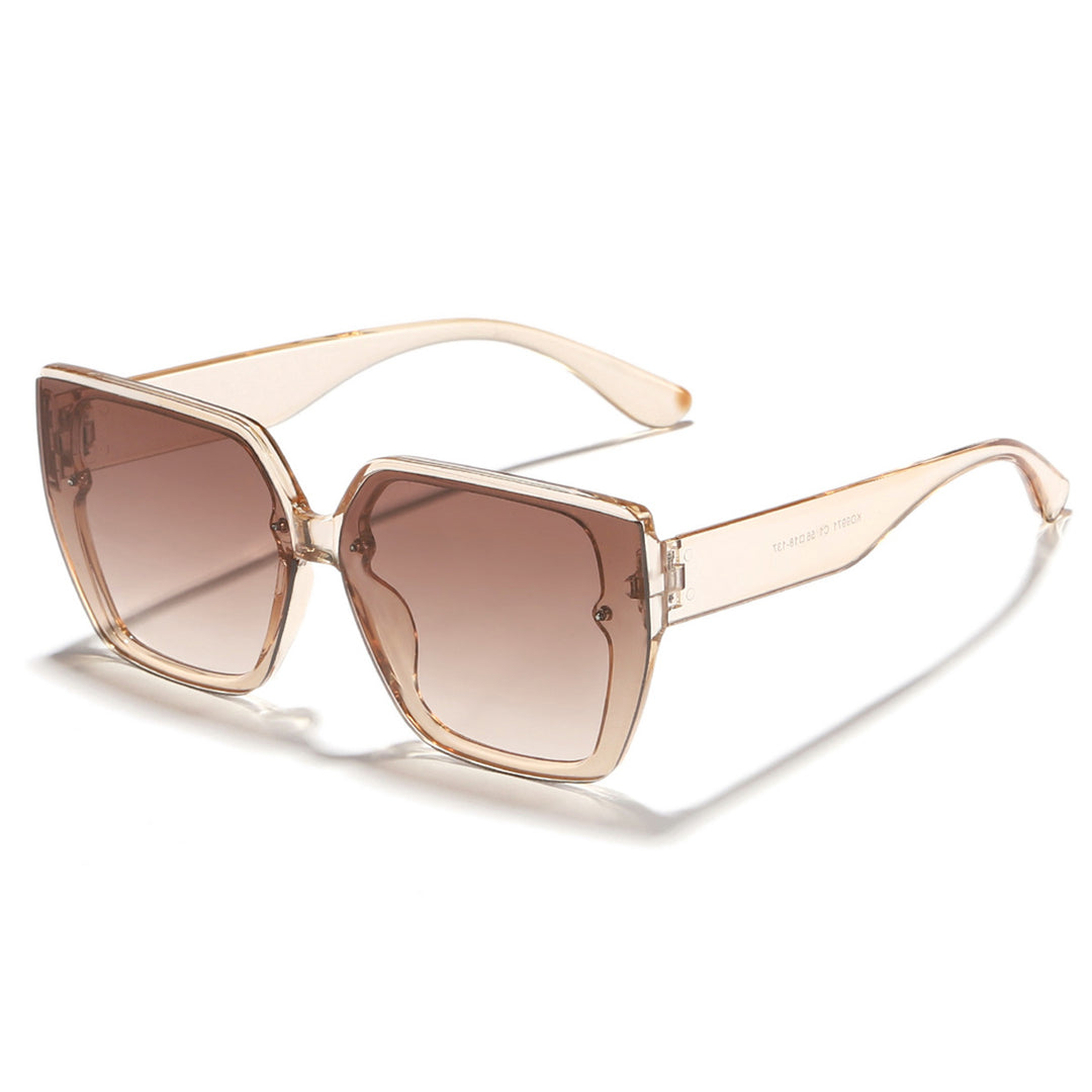 Dame oversized solbriller med elegant design Luvikno