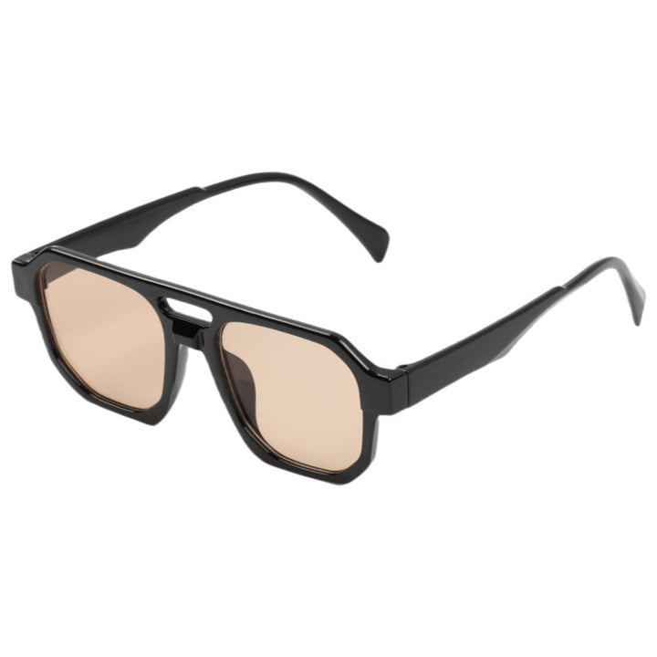 Dame moderne oversized solbriller med firkantet design Luvikno