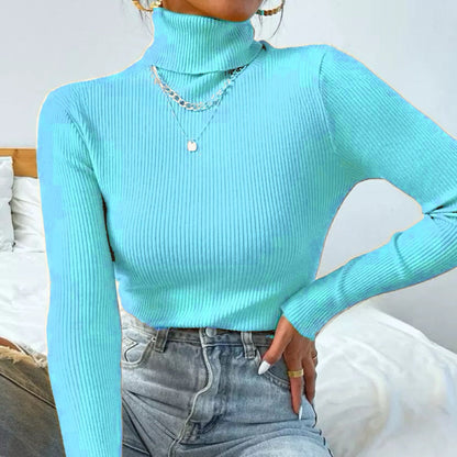 Luvik | Naisten elegantti pooloneule hienolla ribbikudoksella