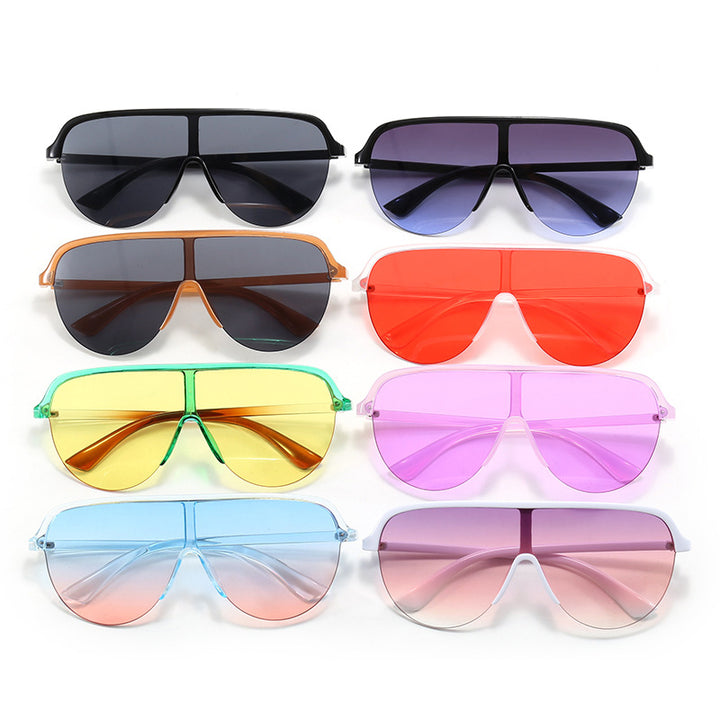 Dame oversized Visir solbrille Luvikno