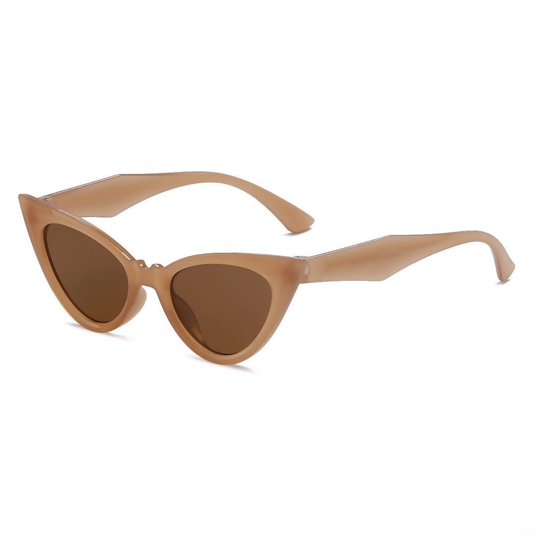 Dame Modische Katzenaugen Solbrille Luvikno